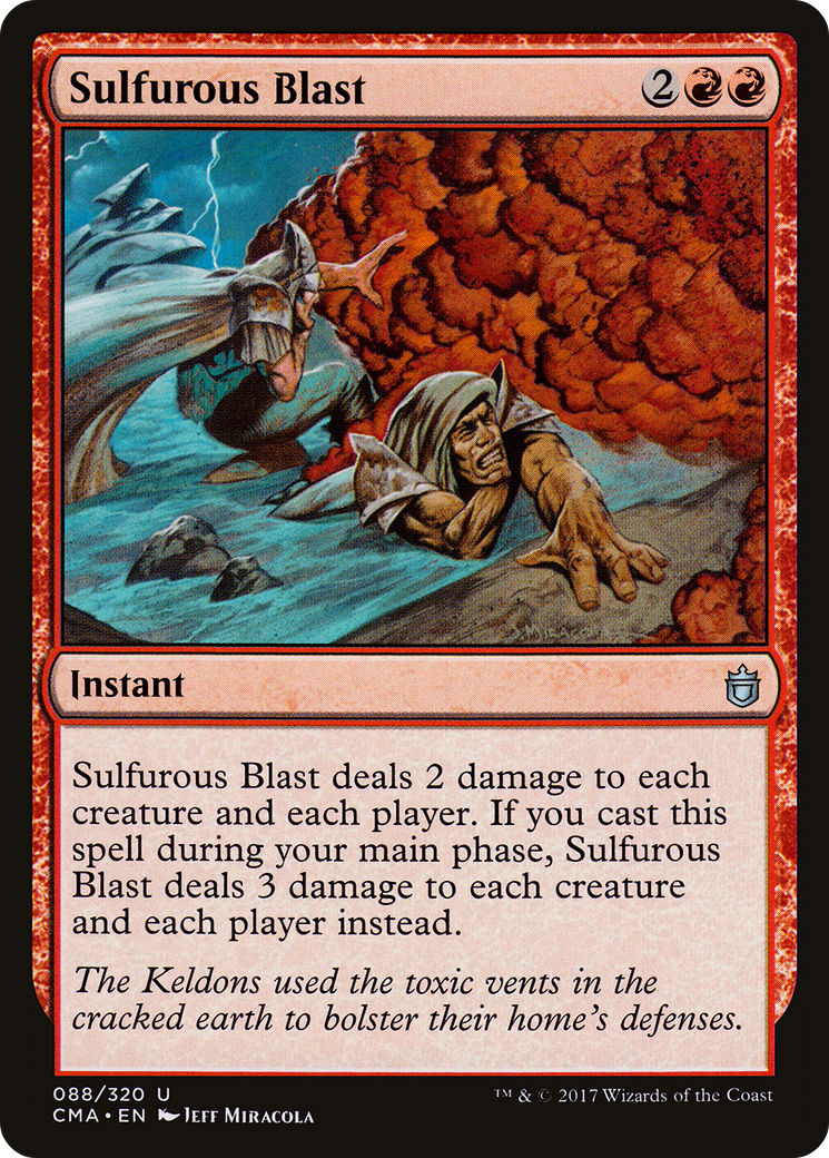 Sulfurous Blast (CMA-088) [Commander Anthology]