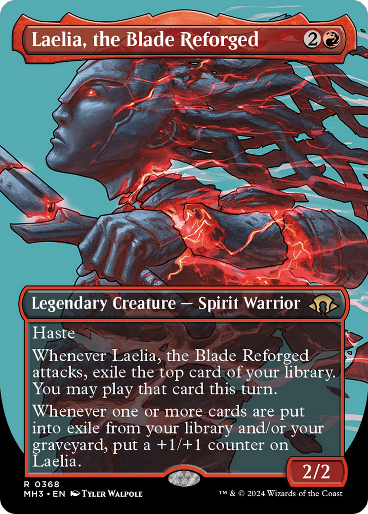 Laelia, the Blade Reforged (MH3-368) [Modern Horizons 3] (Borderless) Foil