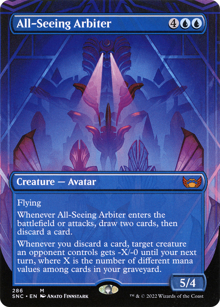 All-Seeing Arbiter (Borderless) (SNC-286) [Streets of New Capenna]