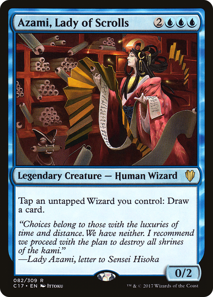 Azami, Lady of Scrolls (C17-082) [Commander 2017]