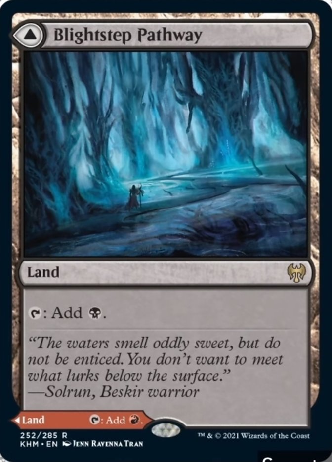Blightstep Pathway // Searstep Pathway (KHM-252) [Kaldheim] Foil