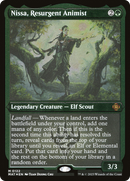 Nissa, Resurgent Animist (MAT-122) [March of the Machine: The Aftermath] Etched Foil