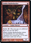 Goblin Bushwhacker (LIST-ZEN-125) [The List] Foil