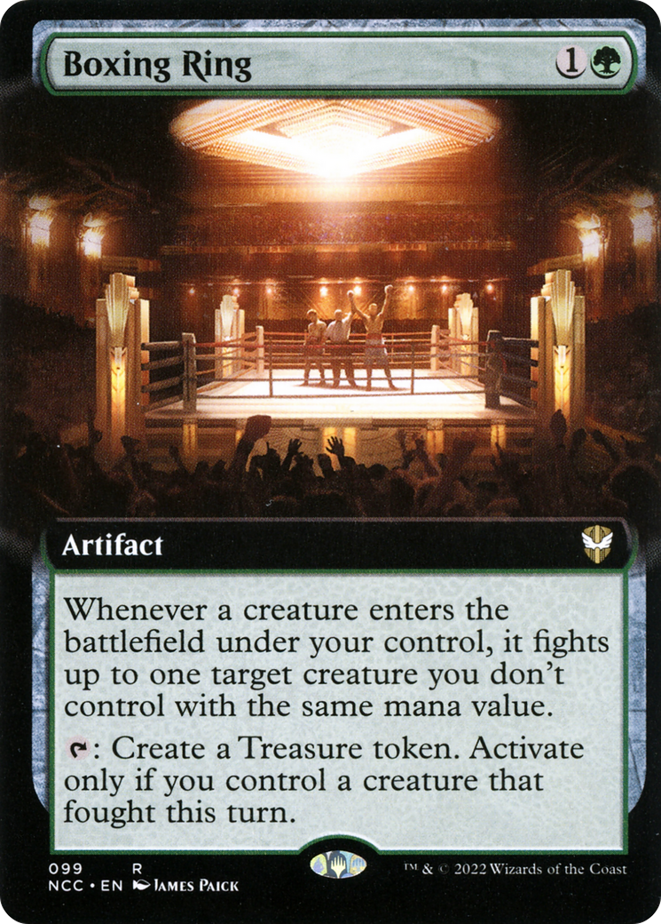 Boxing Ring (NCC-099) [New Capenna Commander]: (Extended Art)