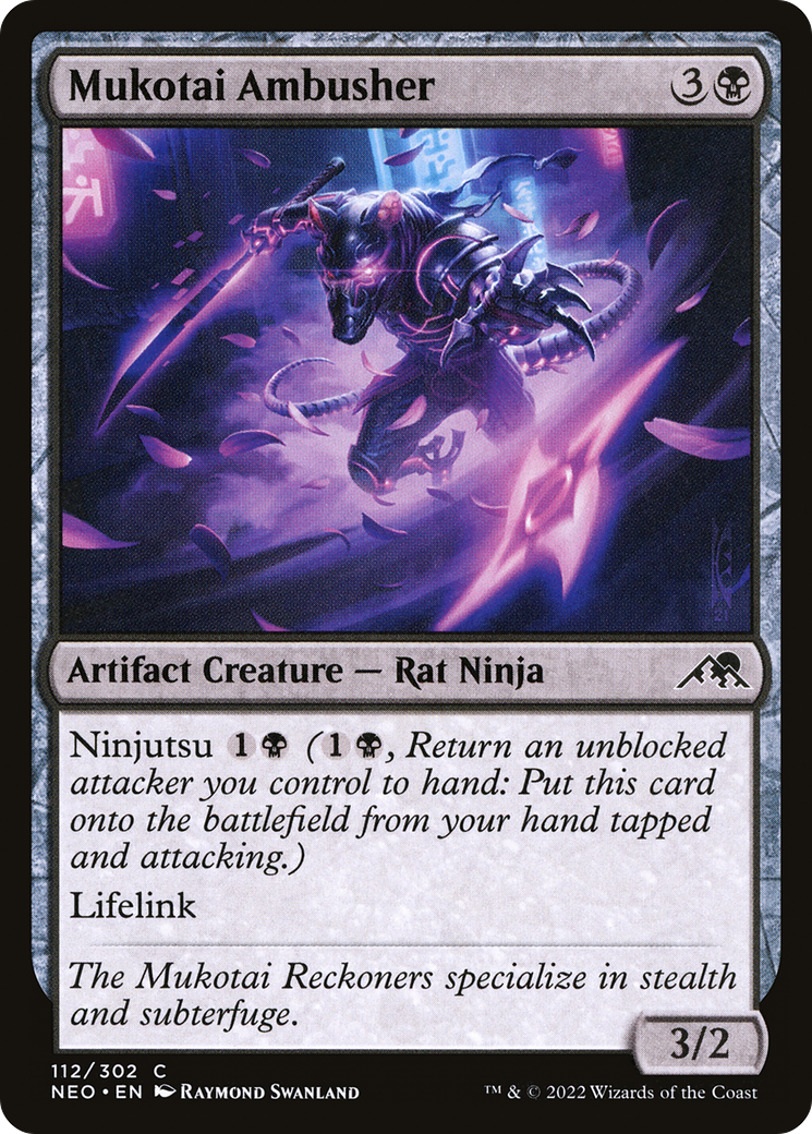 Mukotai Ambusher (NEO-112) [Kamigawa: Neon Dynasty]