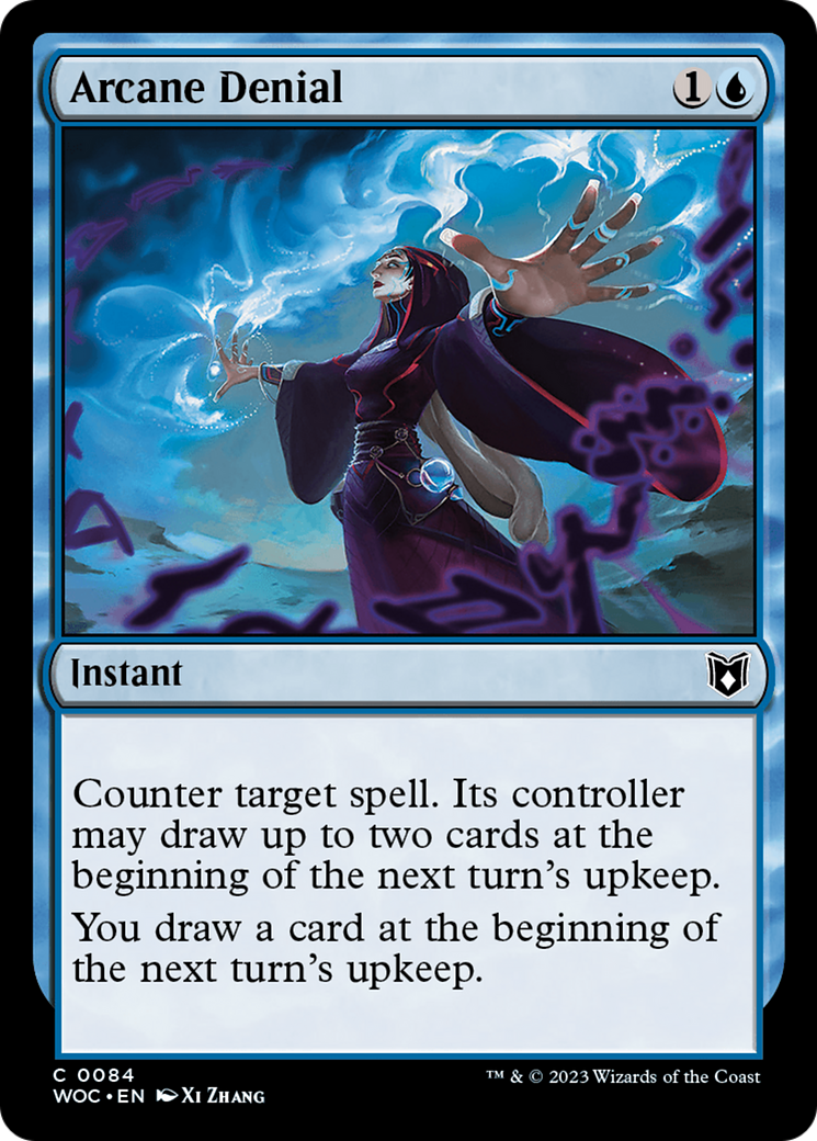 Arcane Denial (WOC-084) [Wilds of Eldraine Commander]