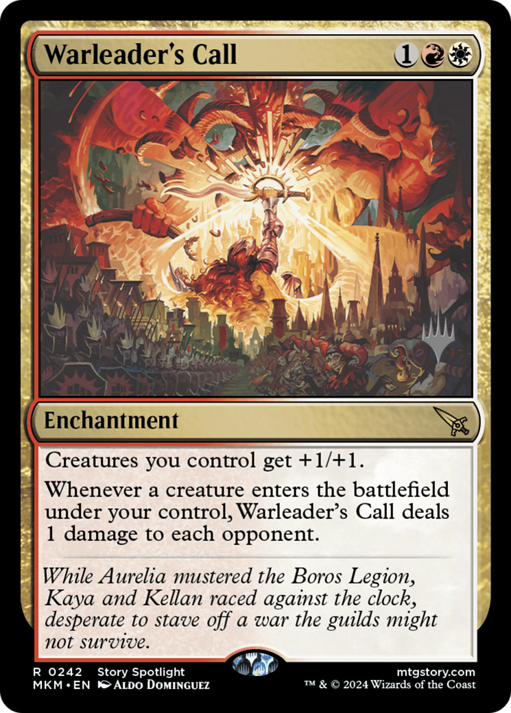 Warleader's Call (PPMKM-242P) [Murders at Karlov Manor Promos] Foil
