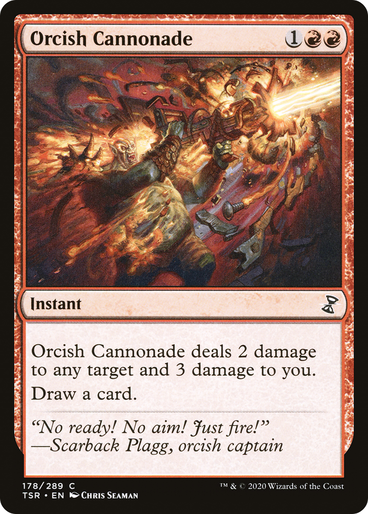 Orcish Cannonade (TSR-178) [Time Spiral Remastered] Foil