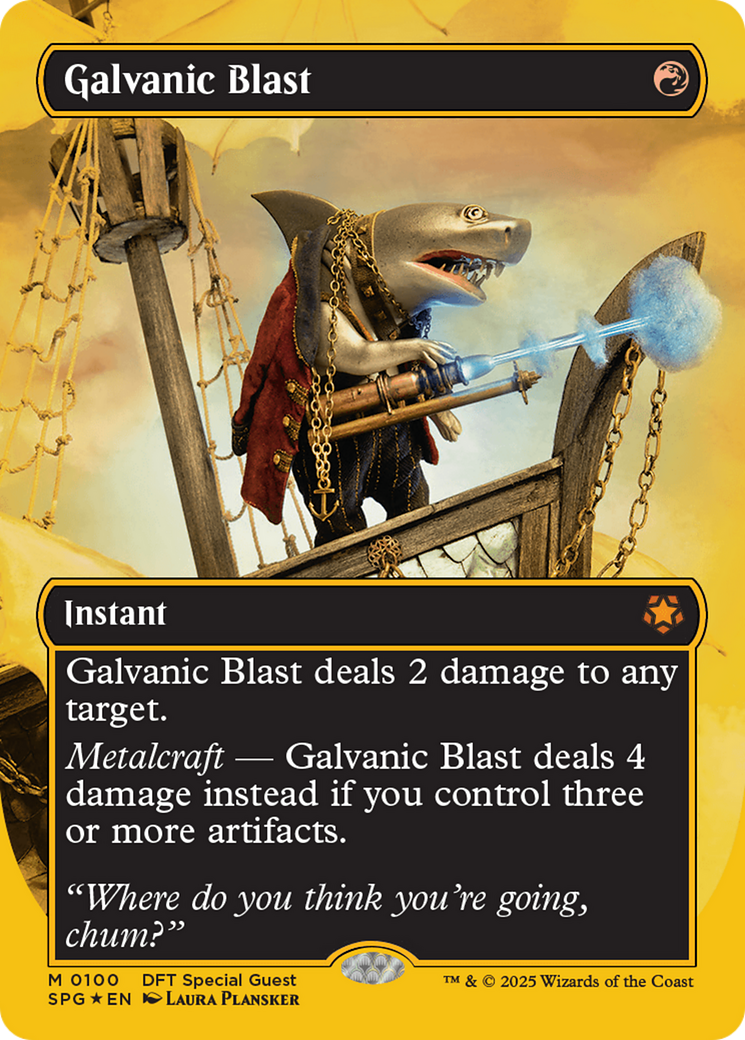 Galvanic Blast (SPG-100) [Special Guests] (Borderless) Foil