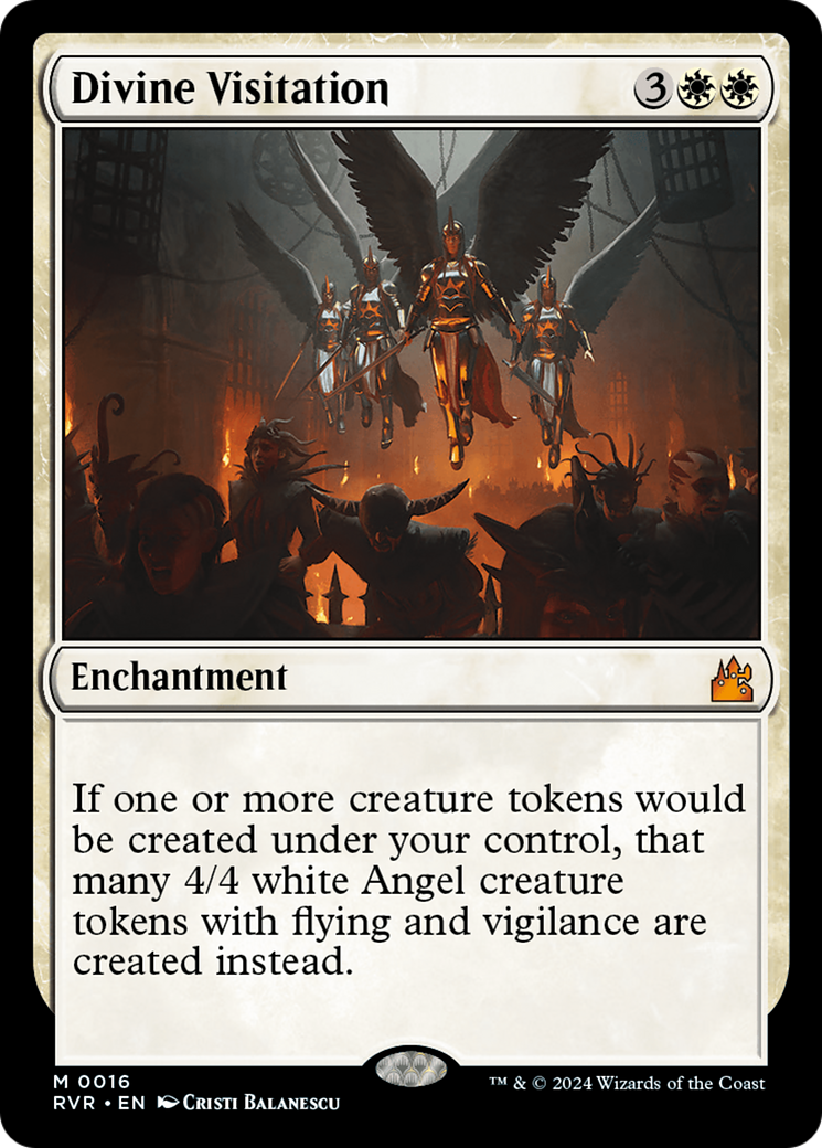 Divine Visitation (RVR-016) [Ravnica Remastered] Foil