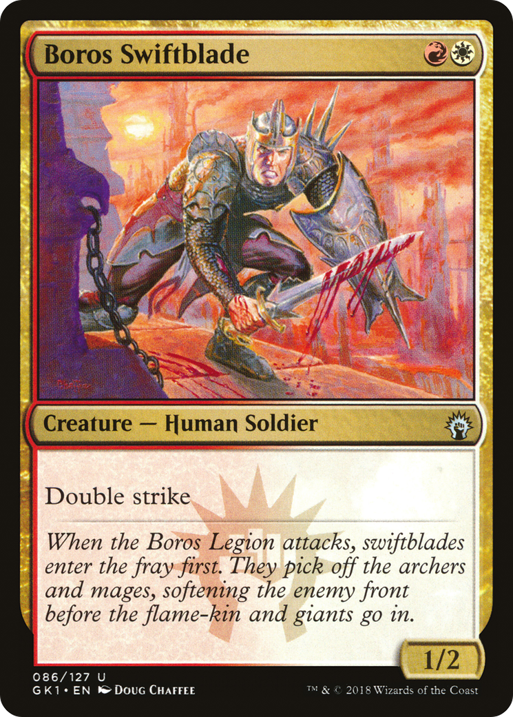 Boros Swiftblade (GR1-086) [GRN Guild Kit]