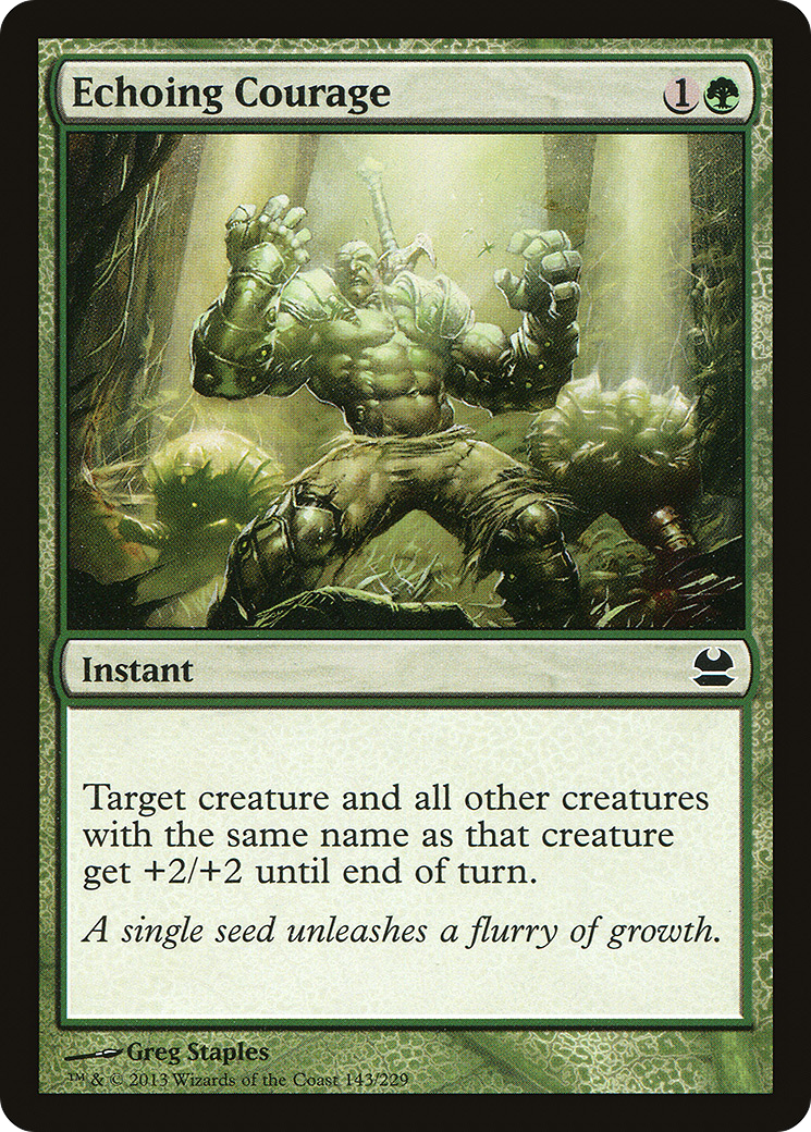 Echoing Courage (MMA-143) [Modern Masters] Foil