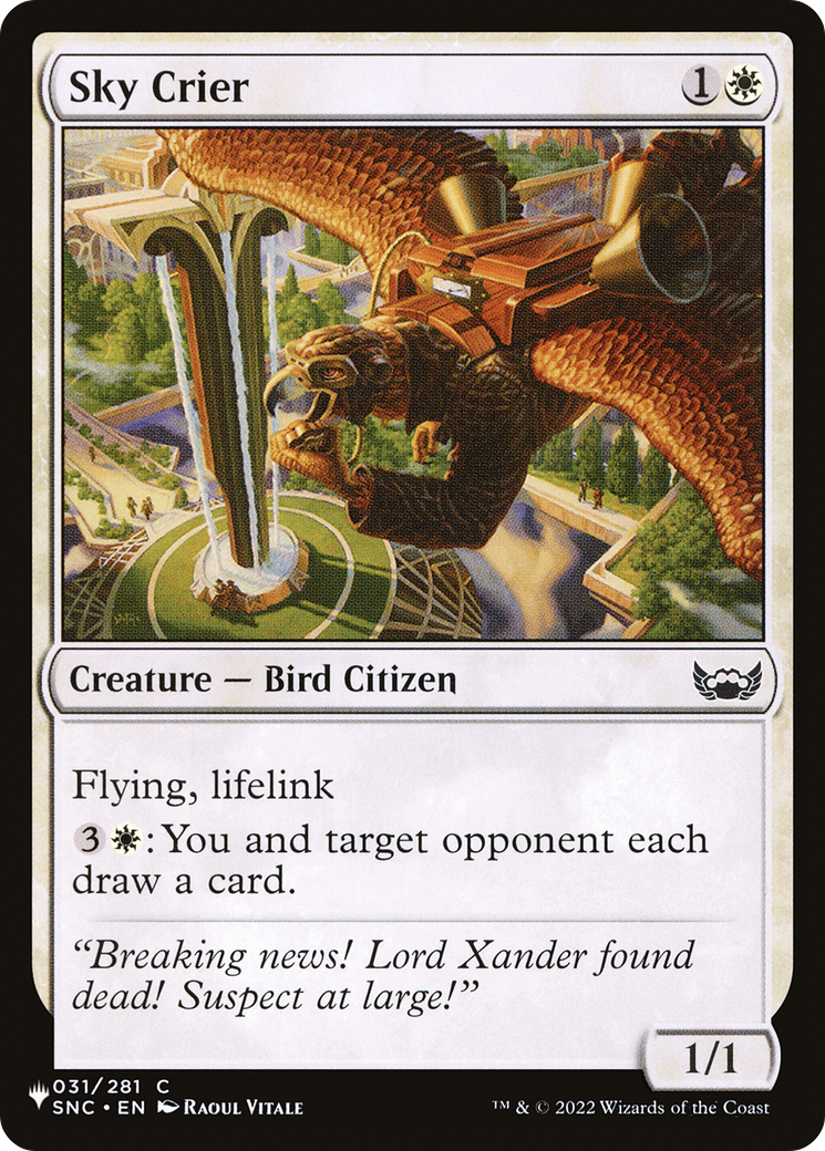 Sky Crier (LIST-SNC-31) [The List]