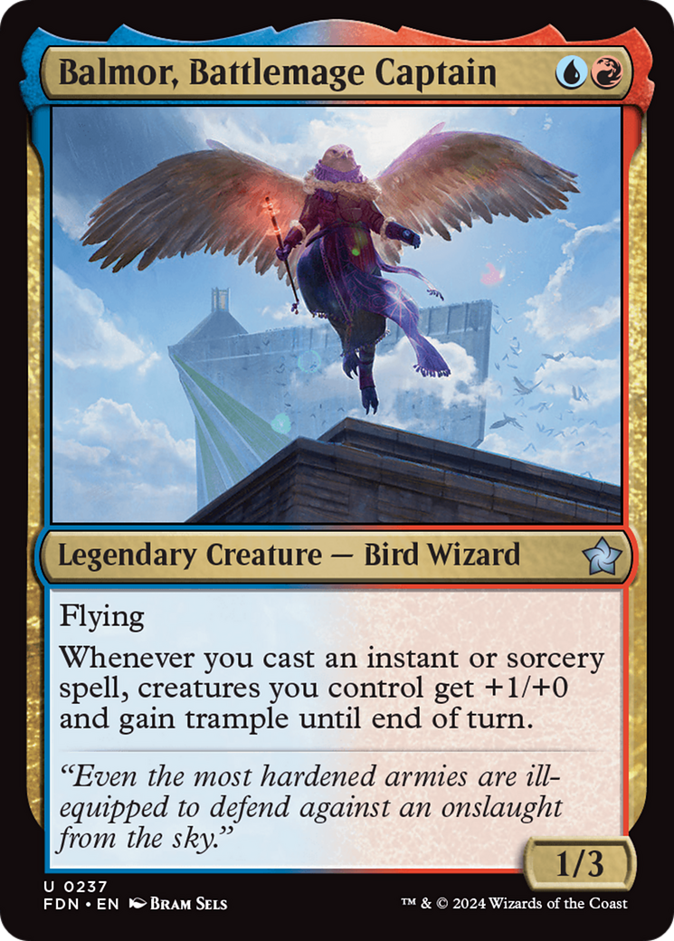 Balmor, Battlemage Captain (FDN-237) [Foundations] Foil