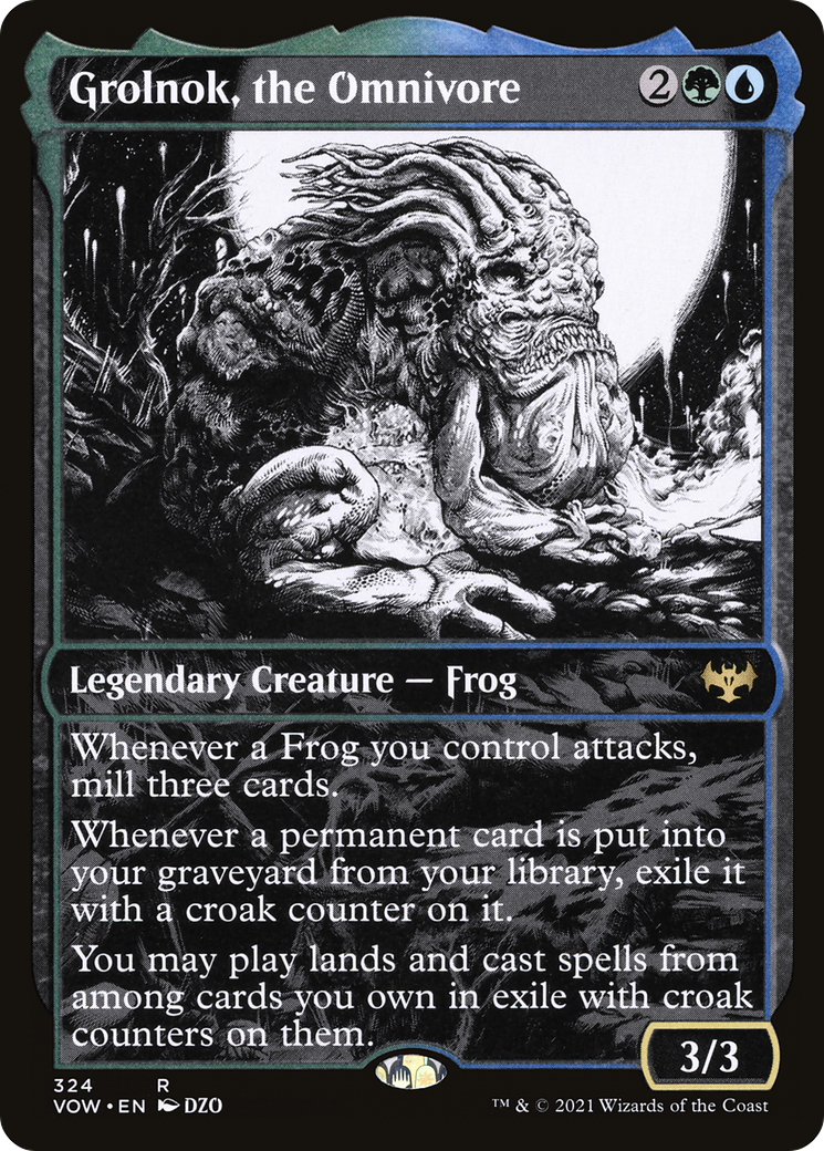 Grolnok, the Omnivore (Showcase) (VOW-324) [Innistrad: Crimson Vow]