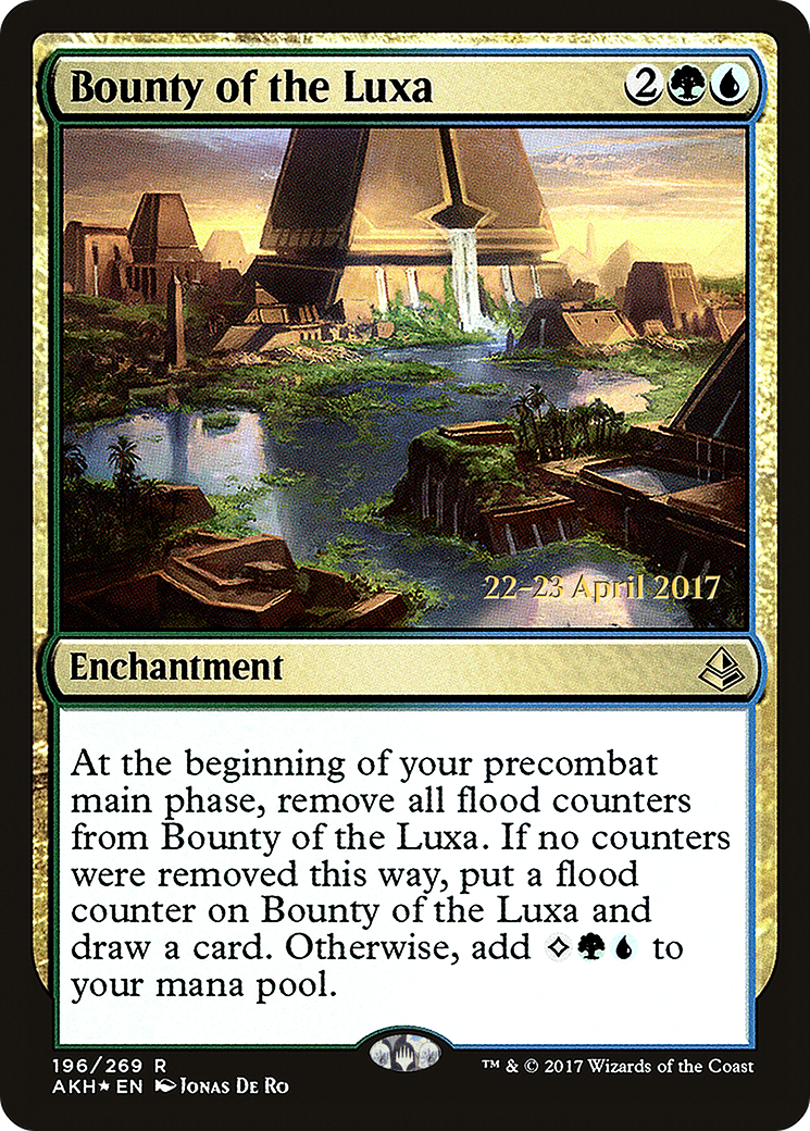 Bounty of the Luxa (PRE-196S) [Amonkhet Promos] Foil