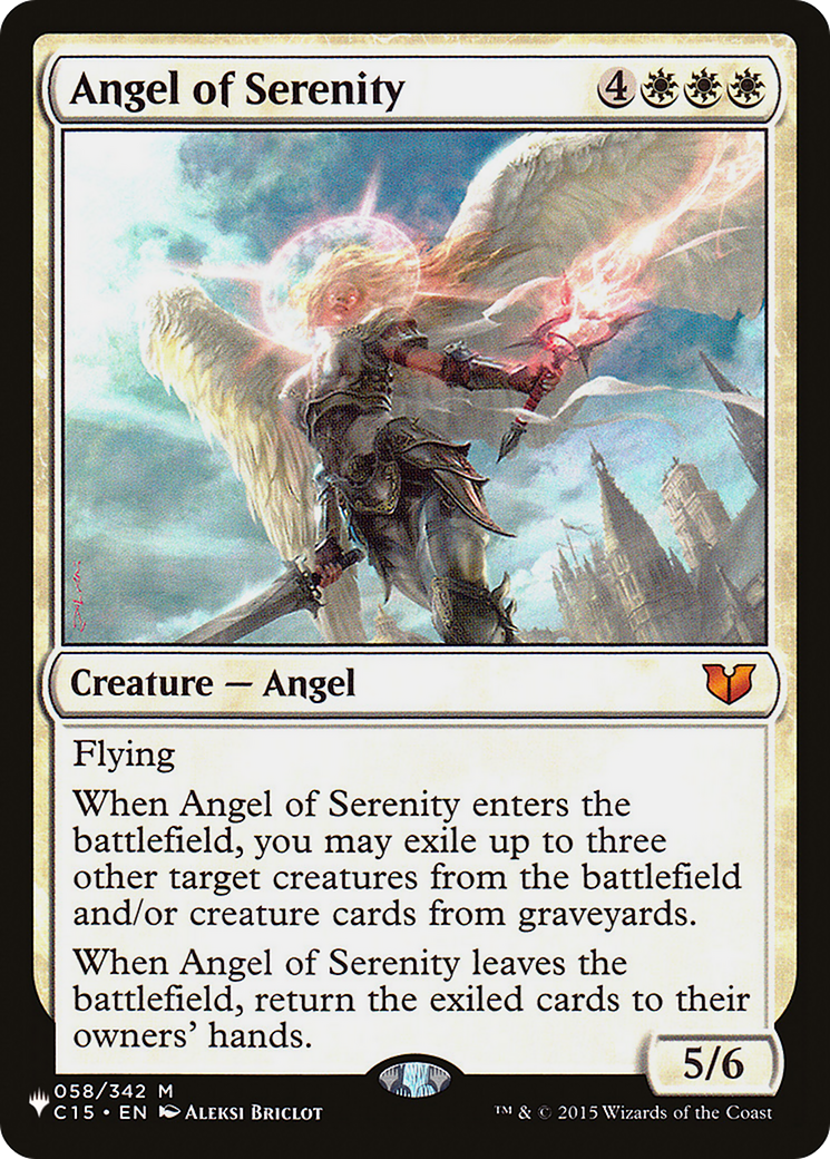 Angel of Serenity (C15) (LIST-C15-58) [The List]