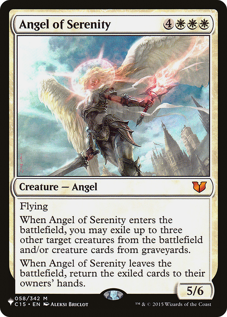 Angel of Serenity (LIST-C15-58) [The List]
