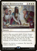 Kayla's Reconstruction (PPBRO-010) [Promo Pack: The Brothers' War Promos]