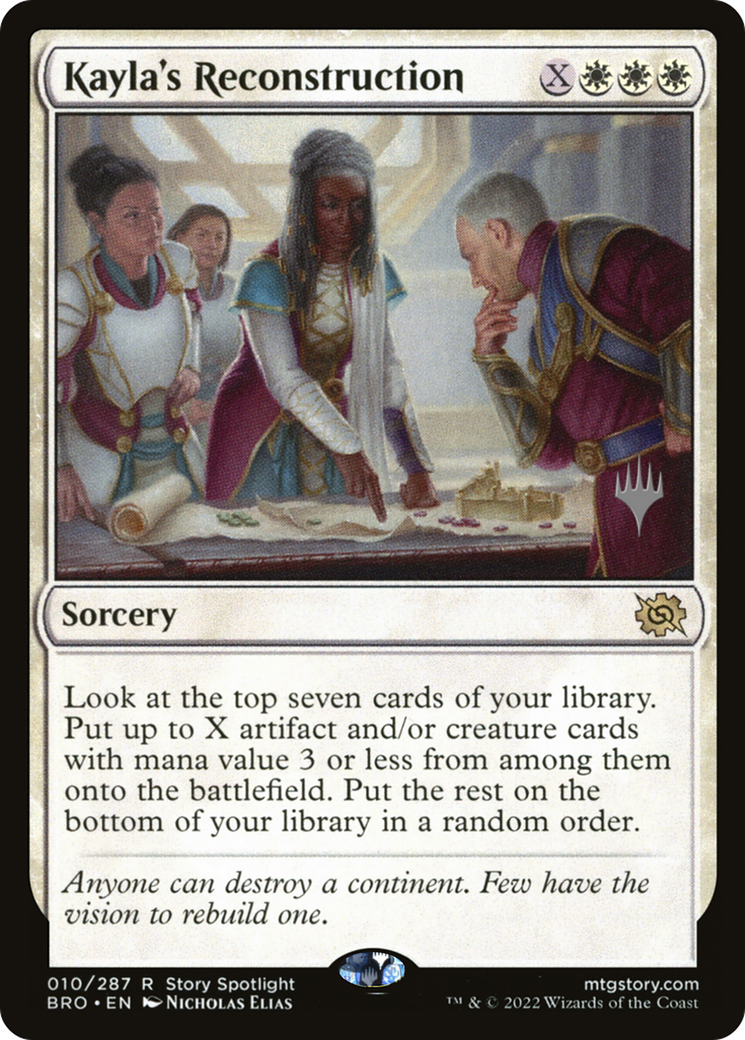 Kayla's Reconstruction (PPBRO-010) [Promo Pack: The Brothers' War Promos]