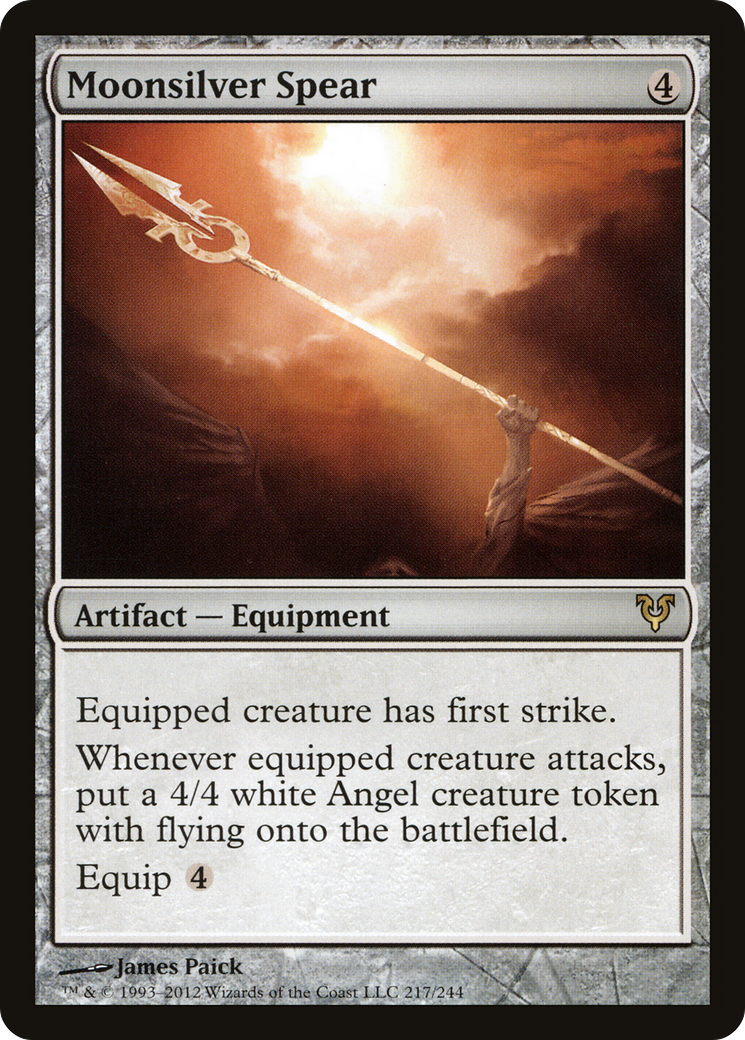 Moonsilver Spear (AVR-217) [Avacyn Restored]