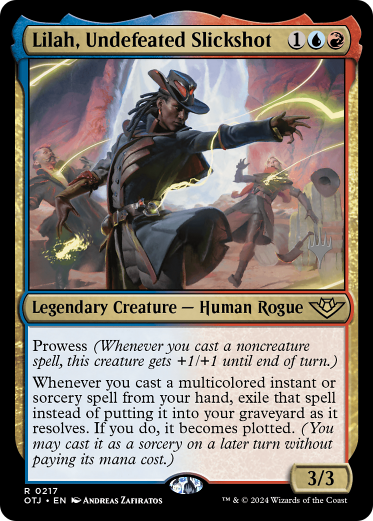 Lilah, Undefeated Slickshot (PPOTJ-217P) [Outlaws of Thunder Junction Promos]