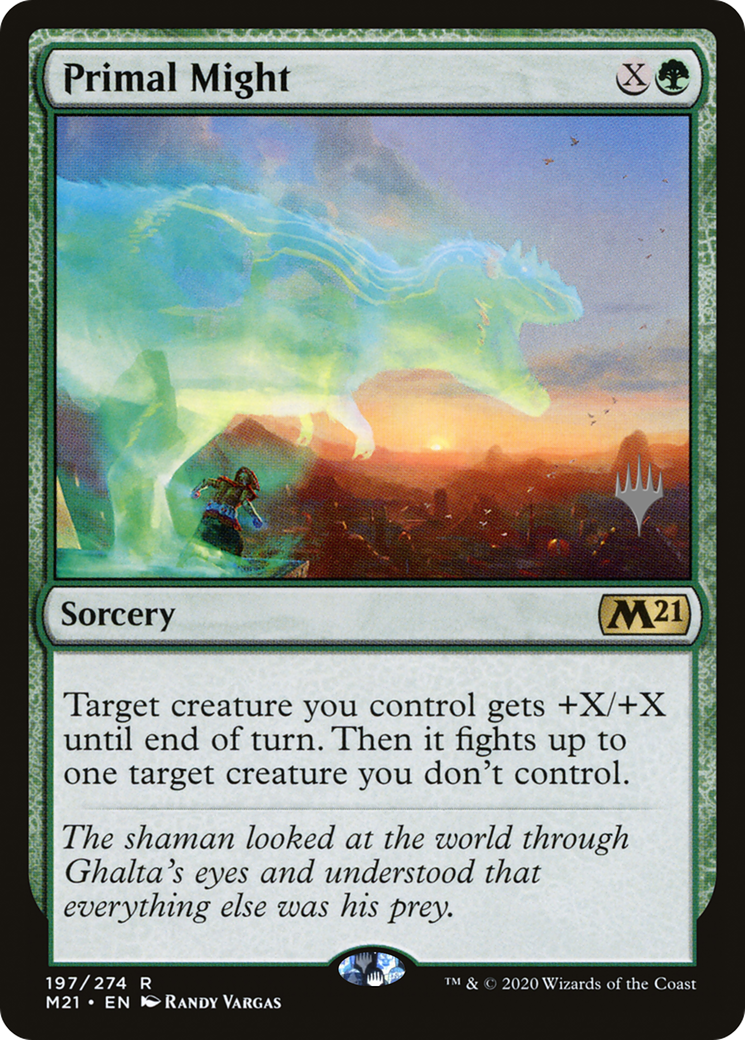 Primal Might (PPM21-197P) [Core Set 2021 Promos]