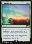 Primal Might (PPM21-197P) [Core Set 2021 Promos] Foil