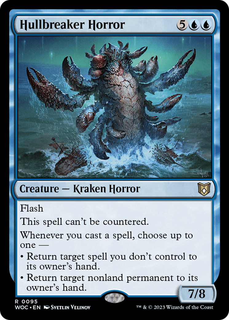 Hullbreaker Horror (WOC-095) [Wilds of Eldraine Commander]