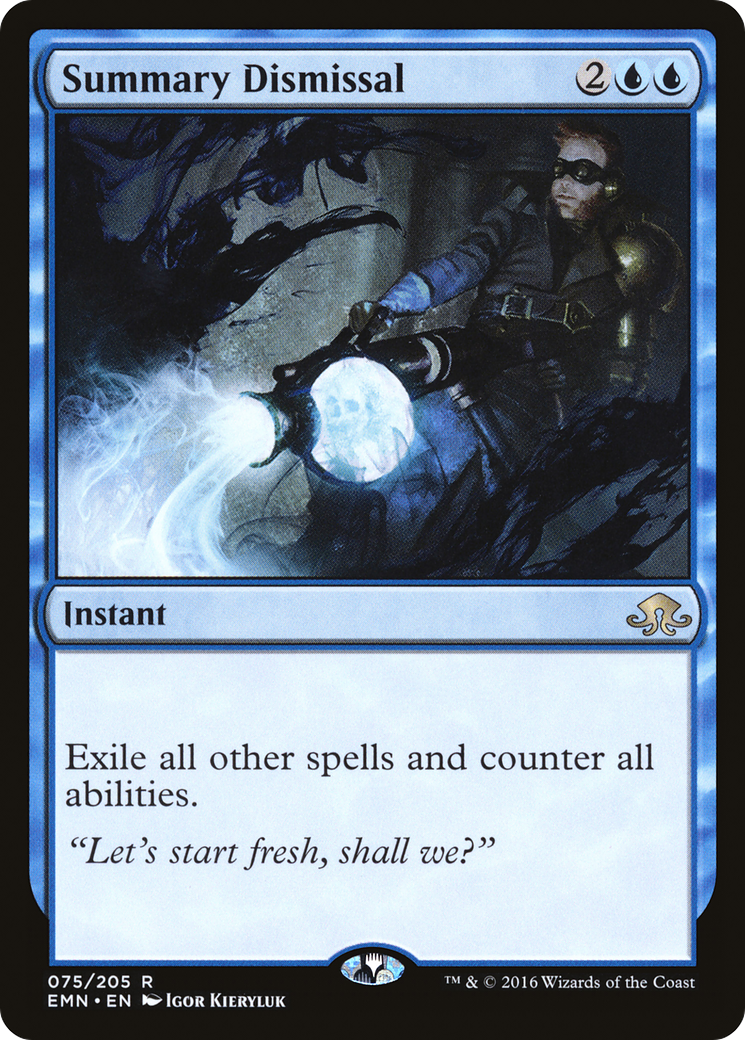 Summary Dismissal (EMN-075) [Eldritch Moon] Foil