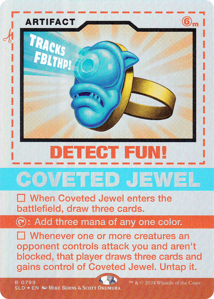 Coveted Jewel (SLD-799) [Secret Lair Drop] (Borderless)