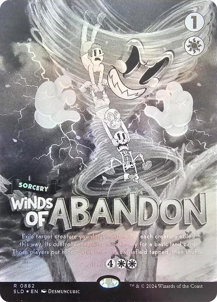 Winds of Abandon (SLD-882) [Secret Lair Drop] (Borderless) Foil