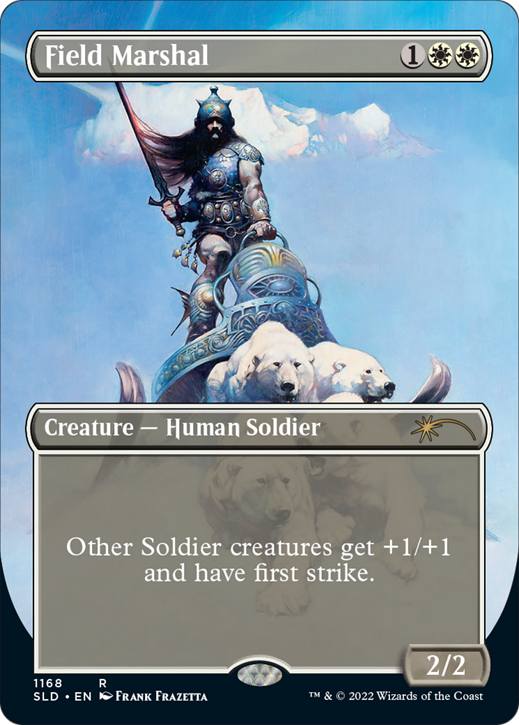 Field Marshal (SLD-1168) [Secret Lair Drop] (Borderless) Foil