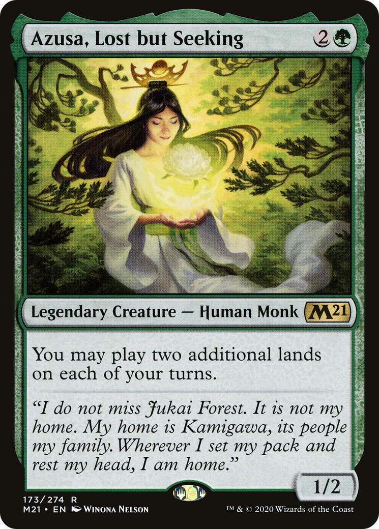 Azusa, Lost but Seeking (M21-173) [Core Set 2021]