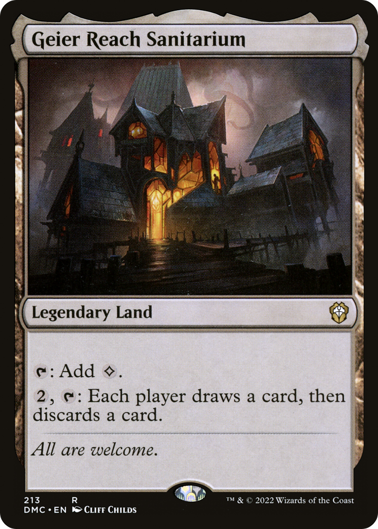 Geier Reach Sanitarium (DMC-213) [Dominaria United Commander]
