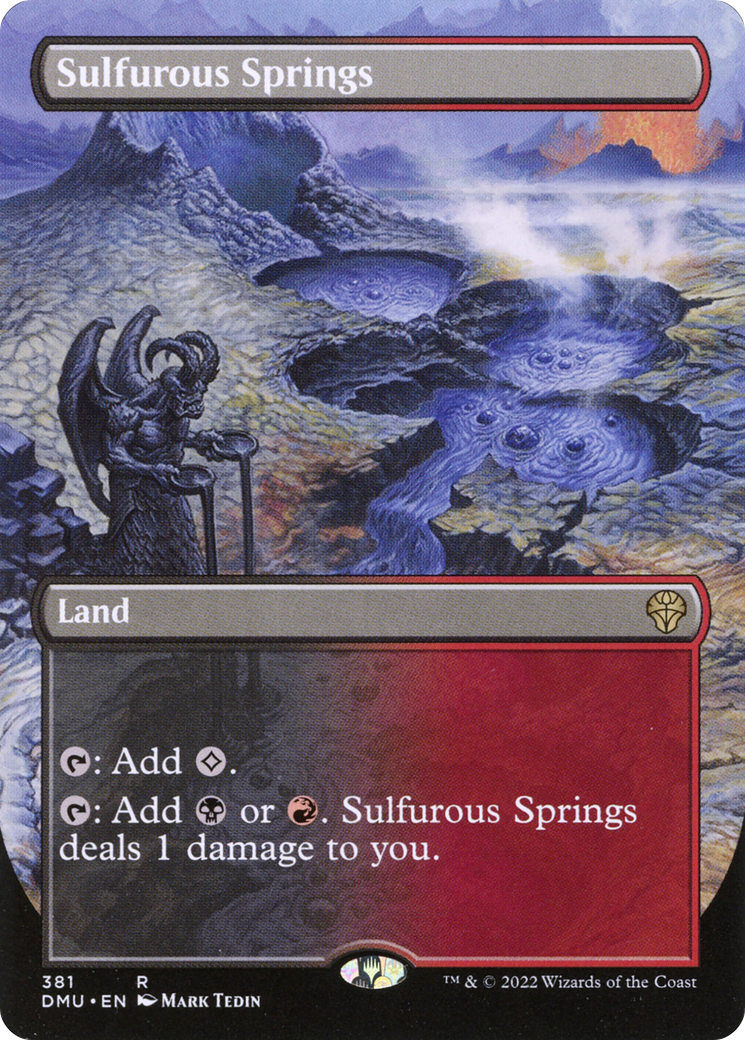 Sulfurous Springs (Borderless) (DMU-381) [Dominaria United]