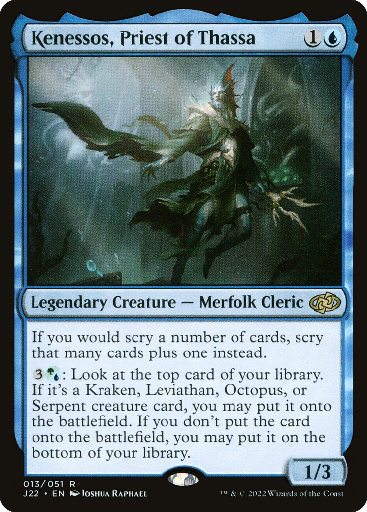 Kenessos, Priest of Thassa (J22-013) [Jumpstart 2022]