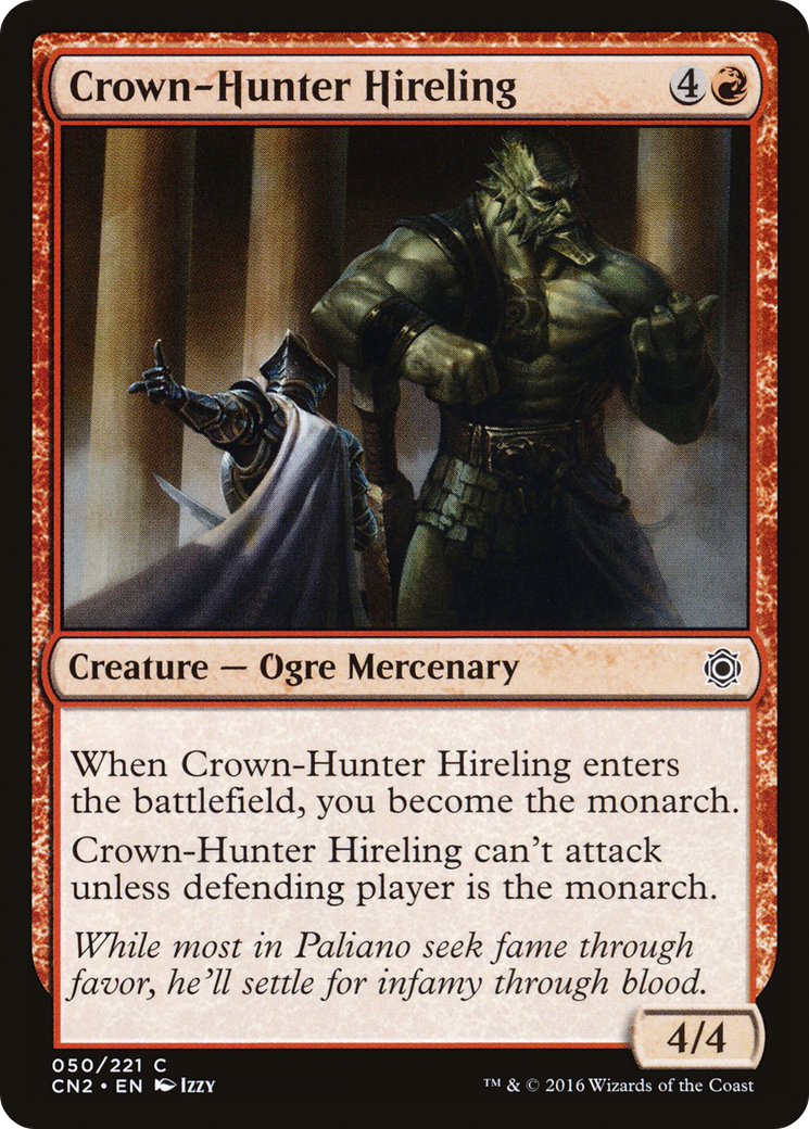 Crown-Hunter Hireling (CN2-050) [Conspiracy: Take the Crown] Foil