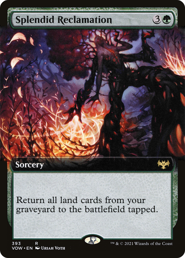 Splendid Reclamation (Extended Art) (VOW-393) [Innistrad: Crimson Vow]