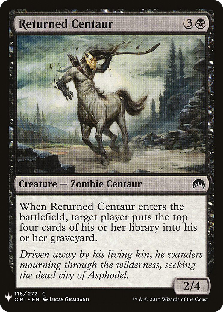 Returned Centaur (LIST-ORI-116) [The List]