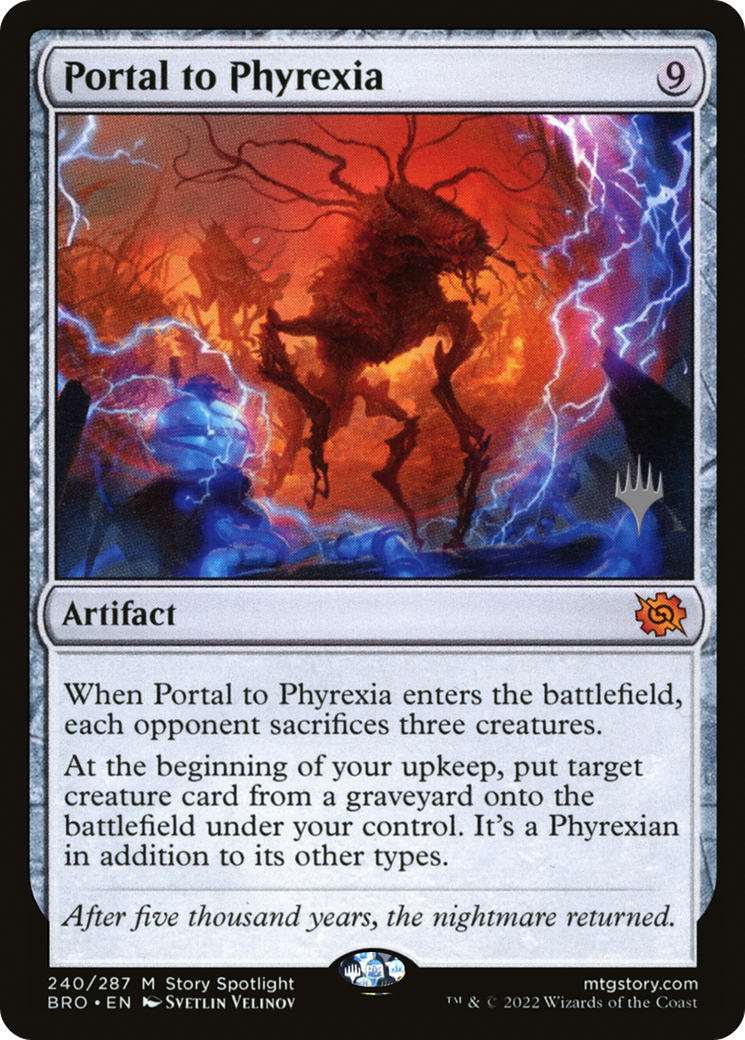 Portal to Phyrexia (PPBRO-240) [Promo Pack: The Brothers' War Promos]