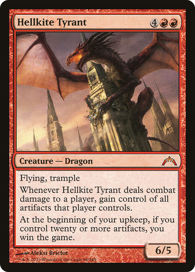 Hellkite Tyrant (GTC-094) [Gatecrash] Foil