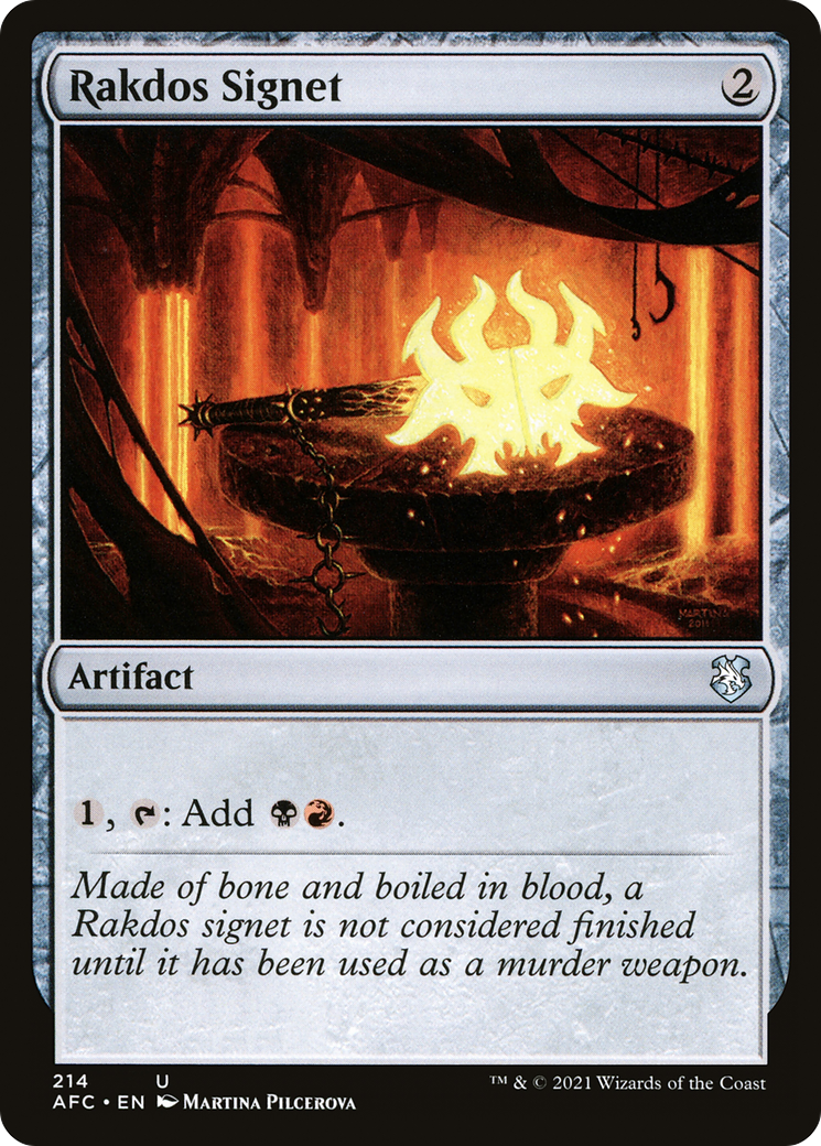 Rakdos Signet (AFC-214) [Forgotten Realms Commander]