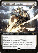 Swift Reconfiguration (Extended Art) (NEC-045) [Neon Dynasty Commander]