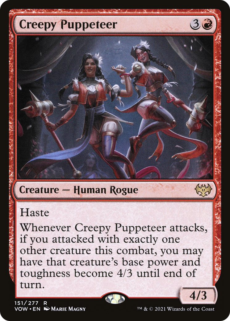 Creepy Puppeteer (VOW-151) [Innistrad: Crimson Vow]