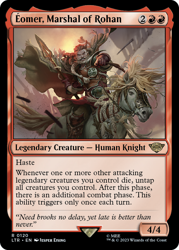 Éomer, Marshal of Rohan (LTR-120) [The Lord of the Rings: Tales of Middle-earth] Foil