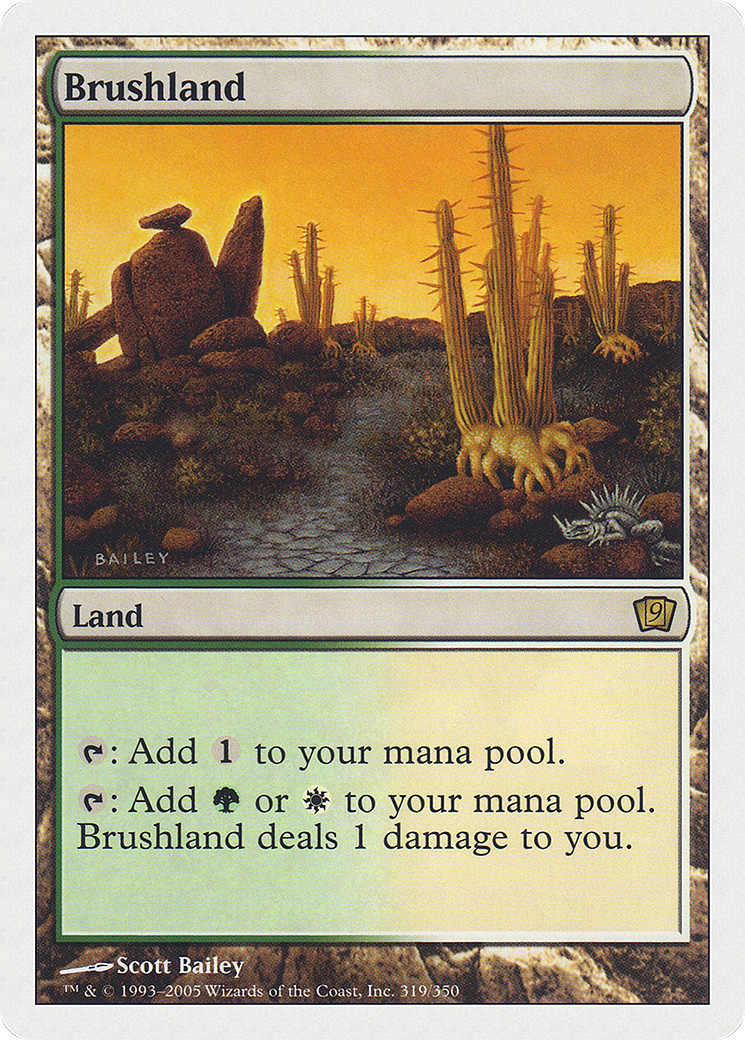 Brushland (9ED-319) [Ninth Edition] Foil