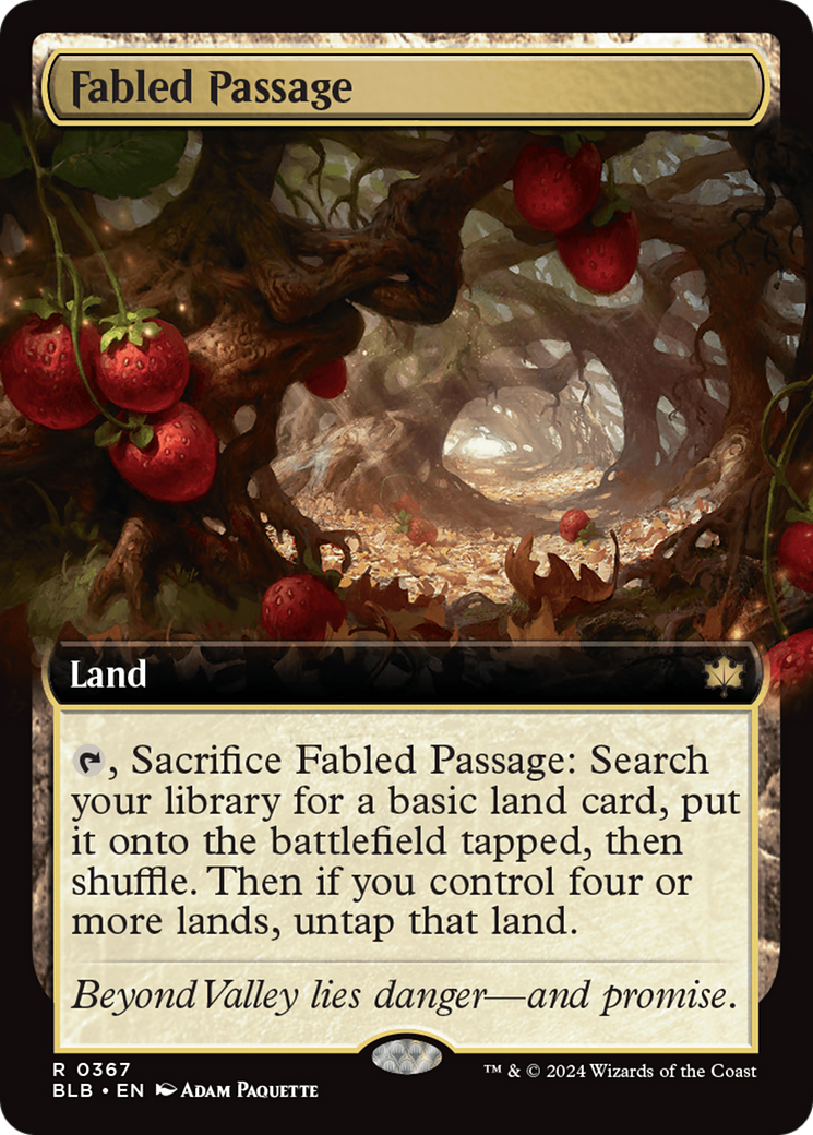 Fabled Passage (BLB-367) [Bloomburrow]: (Extended Art)