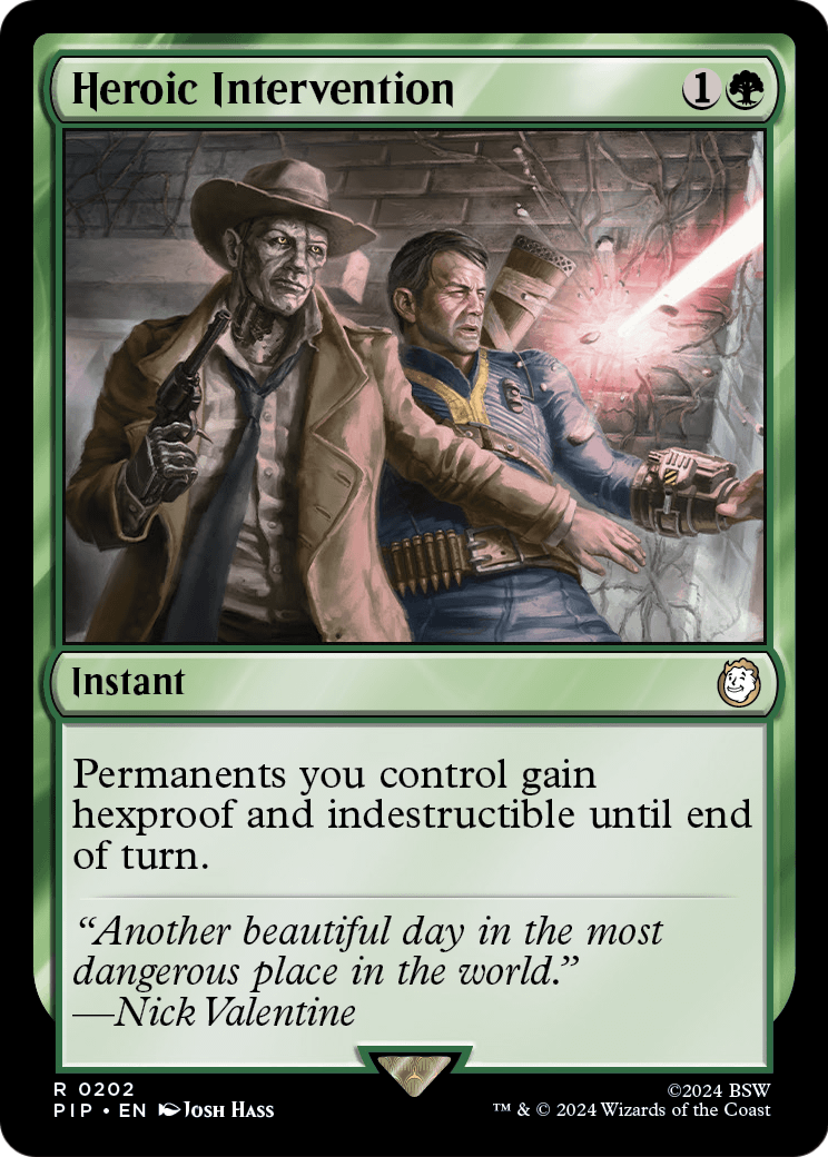 Heroic Intervention (PIP-202) [Fallout] Foil
