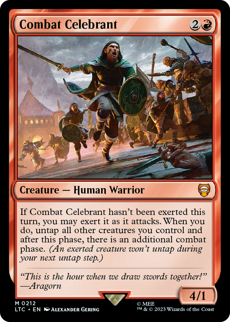 Combat Celebrant (LTC-212) [Tales of Middle-earth Commander]